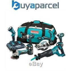 MAKITA 18V LI-ION 8 PIECE BRUSHLESS KIT WITH 3 X 5.0AH BATTERIES AND 2 X BAGS