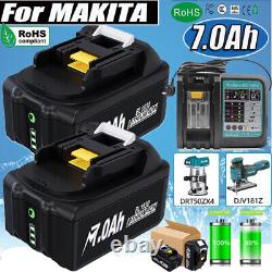 1/2Pack For Makita BL1860 18V Battery BL1850 LXT Li-ion 7.0 Ah Battery BL1830