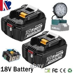 1-9X 6Ah for Makita Battery 18V BL1830/1850 BL1860B LXT Li-Ion Cordless Battery