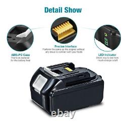 1-9X 6Ah for Makita Battery 18V BL1830/1850 BL1860B LXT Li-Ion Cordless Battery