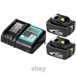18V 5.0Ah Battery for Makita BL1860 BL1850 B BL1840 BL1830 LXT400 Li-Ion Charger