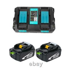 18V 5.0Ah For Makita Battery LXT BL1850B BL1830B BL1815N Li-ion Charger