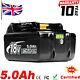 18v 5ah Lxt Li-ion Battery Fit For Makita Bl1860 Bl1830 Bl1850 With Led Display