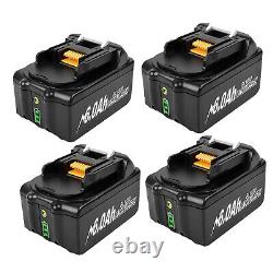 18V 6.0Ah Battery & Charger For Makita BL1860 LXT Li-ion BL1830 BL1850 BL1815 UK