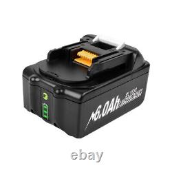18V 6.0Ah Battery For Makita LXT Li-ion BL1860 BL1815 BL1830 Cordless Power Tool
