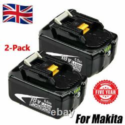 18V Makita Battery BL1860B BL1850B 1830 6Ah 5Ah Li-ion LXT DC18SF 4-slot Charger