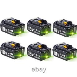 2/4x for Makita 18V Battery BL1860B LXT Li-Ion BL1830/1850 Cordless Battery New