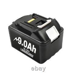 2× For Makita BL1850 18 Volt 9.0Ah LXT Li-Ion Cordless Battery BL1860 BL1830 TZ