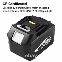 2 Pack For Makita Battery BL1850 BL1860 LXT 18V Li-ion 9.0ah Battery BL1830 LED