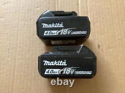 2 x Genuine Makita BL1840B 18v 4.0ah LXT Li-ion Batteries with Star