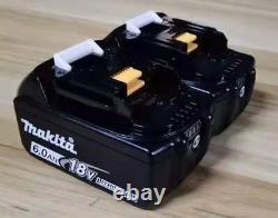 2 x Makita BL1860B 18v 5.0Ah LXT Li-ion Genuine Makstar Battery TWIN Pack