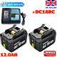 2x 12.0ah For Makita Bl1860 Bl1850 18v Li-ion Lxt Battery/charger Bl1850 Bl1860b