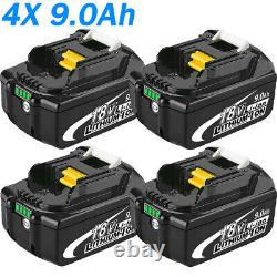 2X 18V 6Ah 9Ah LXT Li-Ion Battery For Makita BL1860 BL1830 BL1850 Cordless Drill