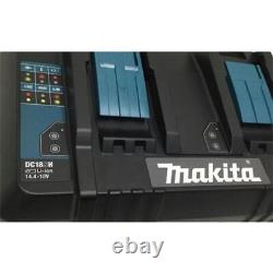 2X Makita DC18SH LXT Lithium Ion 240v 14.4 18 v Dual Port Battery Charger 140W