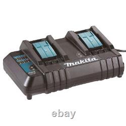 2X Makita DC18SH LXT Lithium Ion 240v 14.4 18 v Dual Port Battery Charger 140W