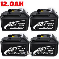 2X for Makita 18V 12.0Ah Li-ion Battery/Charger LXT BL1830 BL1840 BL1850 BL1860