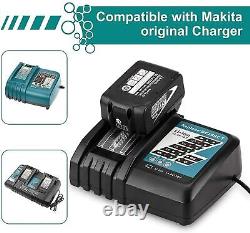 2X for Makita BL1830/1860 Battery 18V BL1850B 6.0Ah LXT Li-Ion Cordless /Charger