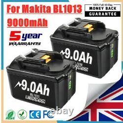 2x 18V 9.0Ah Li-Ion Battery for Makita BL1830 LXT BL1850 BL1860 BL1890 With LED