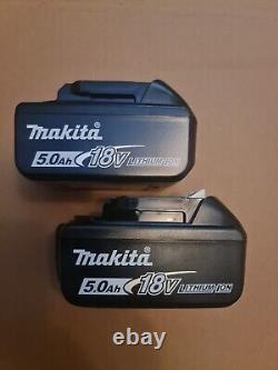 2x Makita BL1850 18v 5.0ah LXT Li-ion Genuine Makstar Battery Pack! New 2n! X2