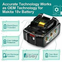 2x for Makita 18V 12.0Ah Li-Ion LXT Battery BL1860 12AH New Star Battery Genuine
