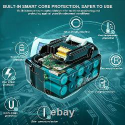 4X 18V 6AH LXT Li-Ion LED Battery For Makita BL1840 BL1830 BL1850 Cordless Drill