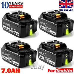 4X For 18V Makita Battery 6Ah 9Ah 12Ah BL1830 BL1850 BL1860 LXT Li-Ion Cordless