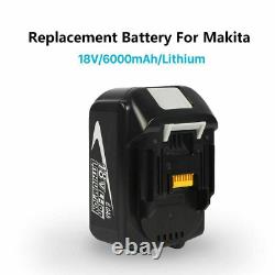 4X For Makita 18V 6.0Ah BL1850 LXT Li-Ion Cordless Battery BL1860B BL1830 TOOL