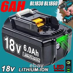 4X For Makita 18V 8.0Ah LXT Li-Ion BL1830 BL1850 BL1860 BL1840 Cordless Battery