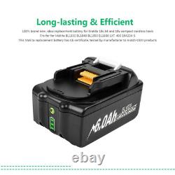 4x 18V 5Ah 6Ah Battery For Makita LXT Li-ion BL1860 BL1830 BL1835 Cordless Power