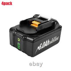4x For Makita BL1850B BL1860B 18V 5.0Ah Li-Ion LXT Makstar Battery BL1860 BL1830