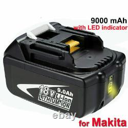 6.0Ah 18V For Makita Li-ion Battery Charger BL1860 LED BL1850 BL1830 BL1840 LXT