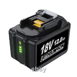 9.0Ah 12.0Ah Battery for Makita 18V Battery BL1860 BL1830 BL1840 BL1850 LED