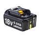 Bl1860 18v 6.0ah Li-ion Battery For Makita Lxt Bl1850 Bl1830 /charger/work Light
