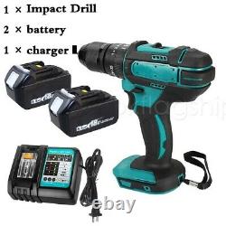 For 18V Makita Lithium Battery DHP482Z LXT Li-ion Cordless 2 Speed Combi Drill