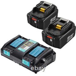 For Makita 18V 6Ah 5Ah Battery + Charger set BL1860 BL1850B Li-ion LXT400 BL1830