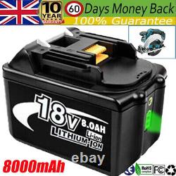 For Makita 18V 8.0Ah LXT Li-Ion BL1830 BL1850 BL1860 BL1845 Battery OR Charger