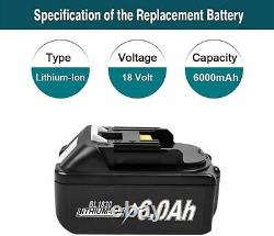For Makita 18V LXT 9Ah 6Ah Li-Ion Battery/Charger BL1850 BL1860 BL1830 BL1840 US