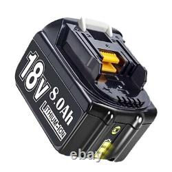 For Makita 18V Lithium 8.0Ah 6.0Ah 5.0Ah Battery BL1860 BL1830 BL1840 BL1850 LED