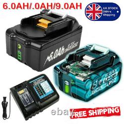 For Makita BL1830 18V 6.0Ah LXT Li-ion Battery BL1860 BL1850 LED Display/Charger