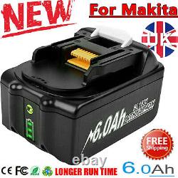 For Makita BL1830 18V 6.0Ah LXT Li-ion Battery BL1860B BL1850 BL1840 LED Display