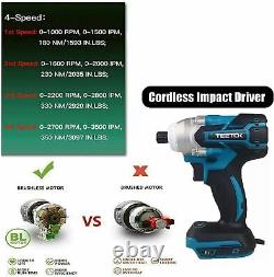 For Makita Battery DTD154Z 18V LXT Li-ion Cordless Brushless Impact Driver Drill