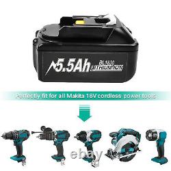 For Makita Genuine BL1850 18V 5.5Ah Li-Ion LXT Makstar Battery BL1850B BL1830 UK