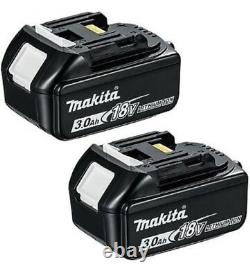 Genuine Makita BL1830 18v 3.0ah LXT Li-ion Makstar Battery Twin Pack