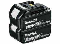 Genuine Makita BL1830 18v 3.0ah LXT Li-ion Makstar Battery Twin Pack