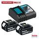 Genuine Makita Bl18302dc18rc Twin Lxt 18v 3.0ah Li-ion Battery And Charger
