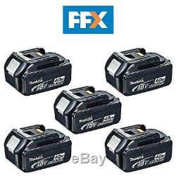 Genuine Makita BL1840X5 18v 4.0ah LXT Li-ion Battery with Star Pack of 5