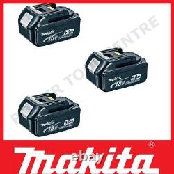 Genuine Makita BL1850 18 Volt 18V 5.0 Amp 5AH Lithium Li-Ion LXT Battery Pack X3