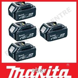 Genuine Makita BL1850 18 Volt 18V 5.0 Amp 5AH Lithium Li-Ion LXT Battery Pack X4