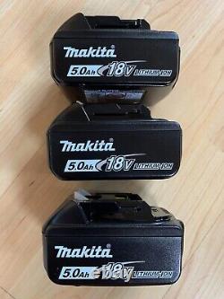 Genuine Makita BL1850 18v 5.0ah LXT Li-ion Battery THREE 3 BATTERIES