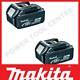 Genuine Makita Bl1850 Pack Of Two 18 Volt 5.0ah Lxt Li-ion Slide Battery Pack